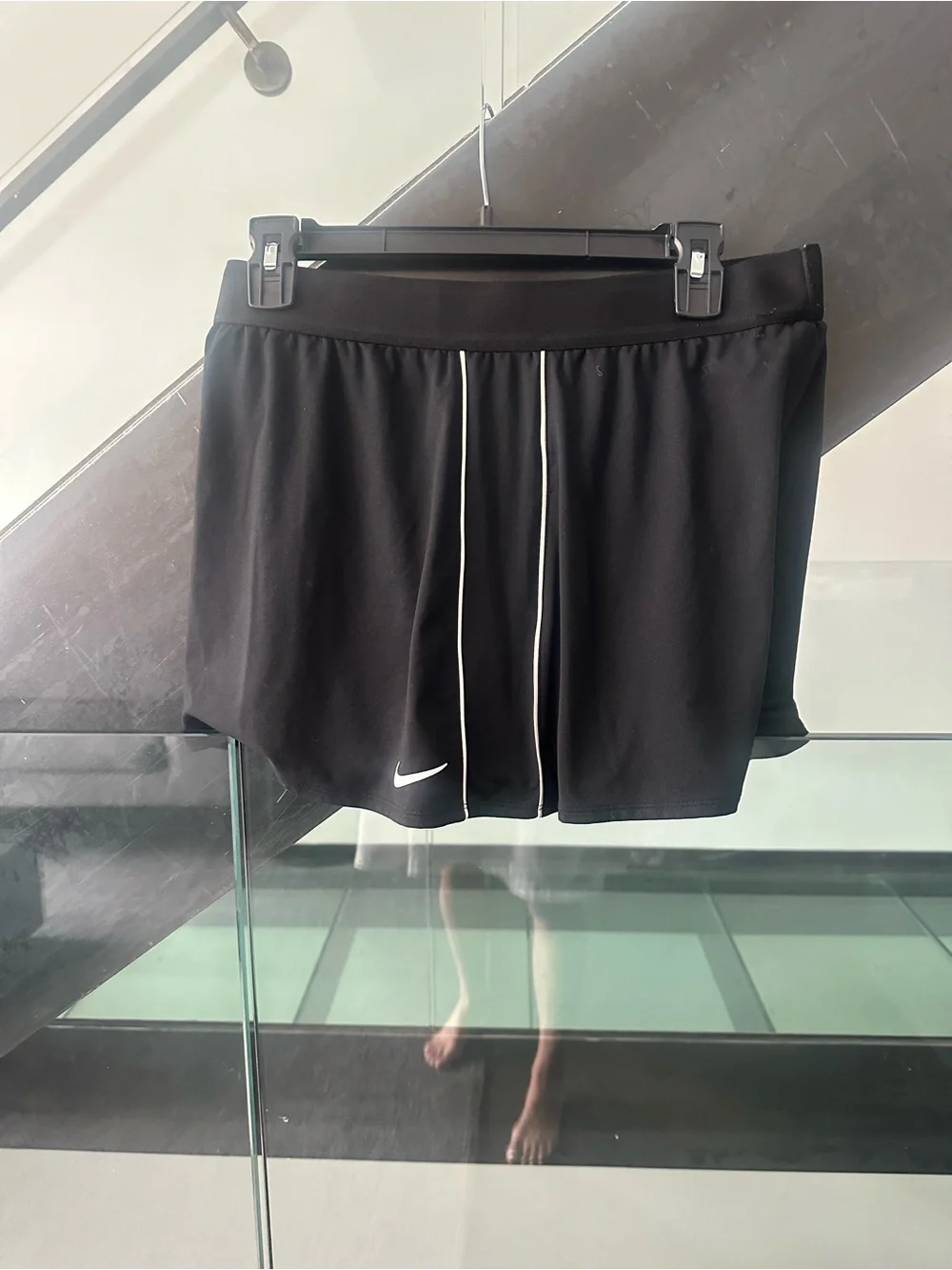Nike Black Skort with White Accent Piping